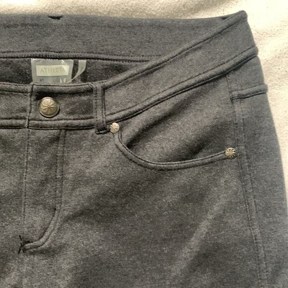 Athleta womens size 6 tall gray cargo relaxed pants skinny khaki - Picture 4 of 11